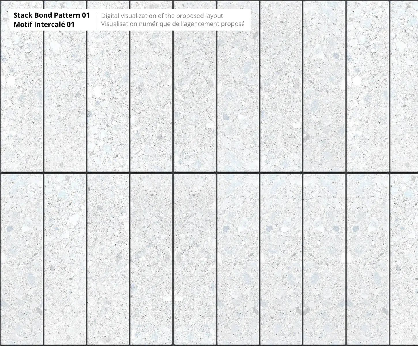 TERRAZZO Number 2 Spring 1989 未開封 Sugar Marble Terrazzo Honed Field Tile 12''x24''x1/2